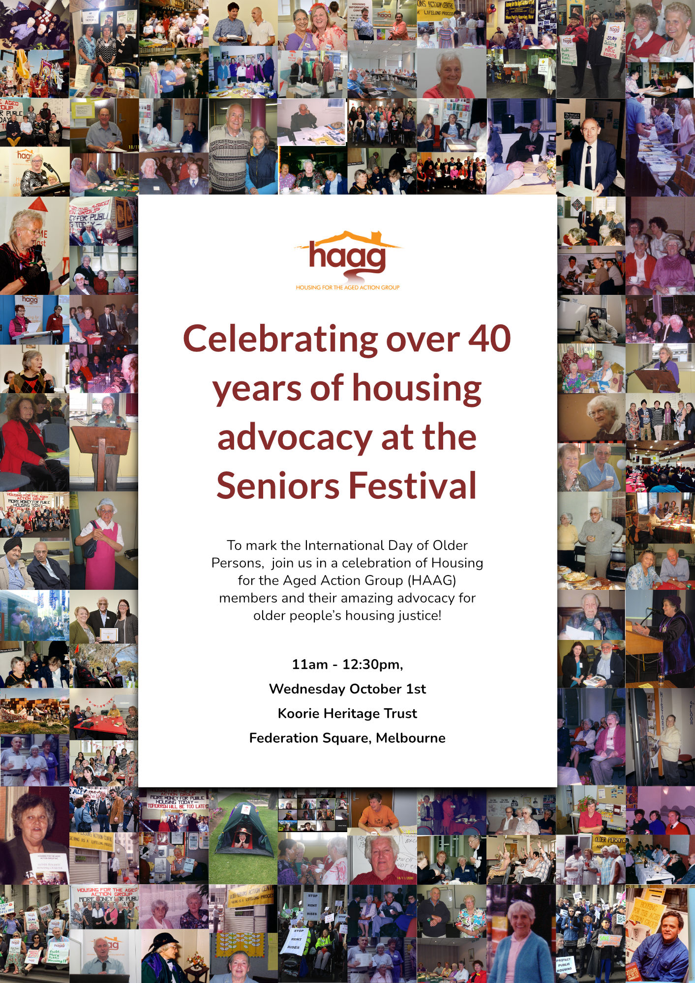 Celebrating over 40 years of housing advocacy at the Seniors Festival